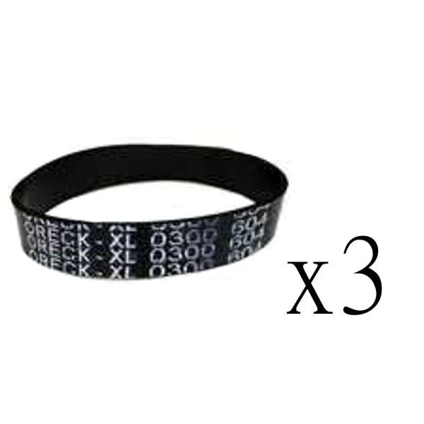 Oreck XL Vacuum Belts Part# 0300-604 (Genuine Oreck Brand) 3 Pack