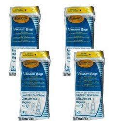 Dirt Devil Micro-Filtration Vacuum Style U Bags - 12 Bags