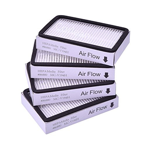 4-Pack - Kenmore EF-2 86880 Exhaust Vacuum HEPA Filters. Compare to Replace Sears Kenmore Part # 20-86880 (86880), 40320, EF2, 610445. Also Replaces Panasonic MC-V194H.