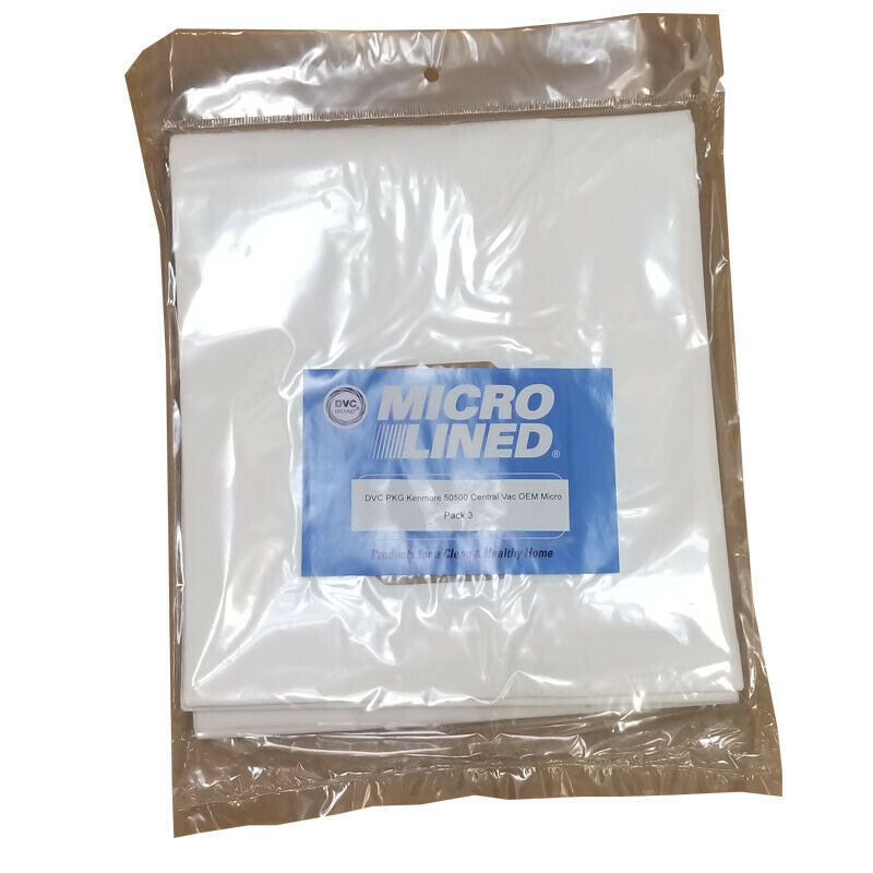 Eureka Style CV2 50500 Micro Allergen Vacuum Cleaner Bags by DVC Made in USA
