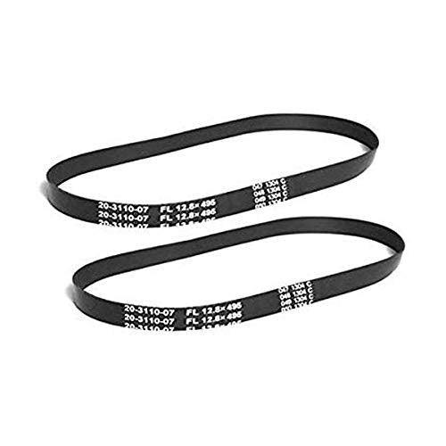 2 Replacement Part For Eureka Type R Ultra Smart Vacuum Cleaner Non Stretch Two Belt # compare to part 20-3110-07