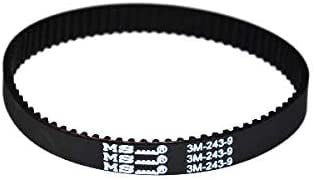 TVP Geared Belt for Bissell 2087,20872, 20874, 20878, 2087R, 2087Q, 20871 Upright Vacuum Cleaner # 1608840 (4 Belt)