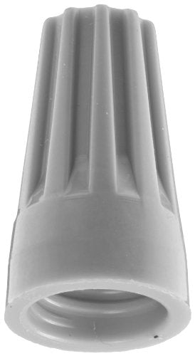 Easy-Twist Twist-On Wire Connector, Standard Type, 22-14 AWG Wire Range, 300V, Grey (Box of 100)