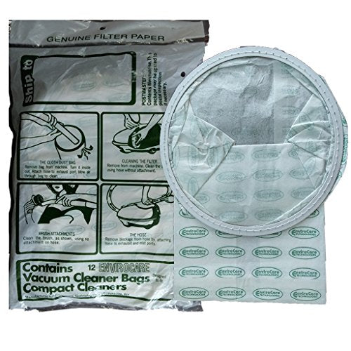 EnviroCare Replacement Vacuum Cleaner Dust Bags Made to Fit Tristar and Compact Canisters 12 Pack