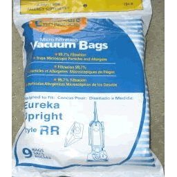 Eureka Style RR Upright Vacuum Bags Microfiltration with Closure - 27 bags