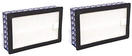 Replacement Part For Top Vacuum Parts TVP Super Half Vac Pleated Exhaust HEPA Filter (2 Filters) # 107005, PV-107005