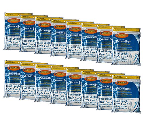 48 EnviroCare Replacement Vacuum Bags for Bissell Style 1, 4 & 7 Samsung 5000 7000 Uprights #30861