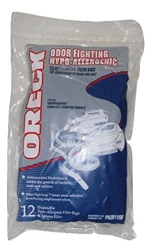 Oreck Odor Fighting Filtrete Paper Bags 12PK PKBB12OF