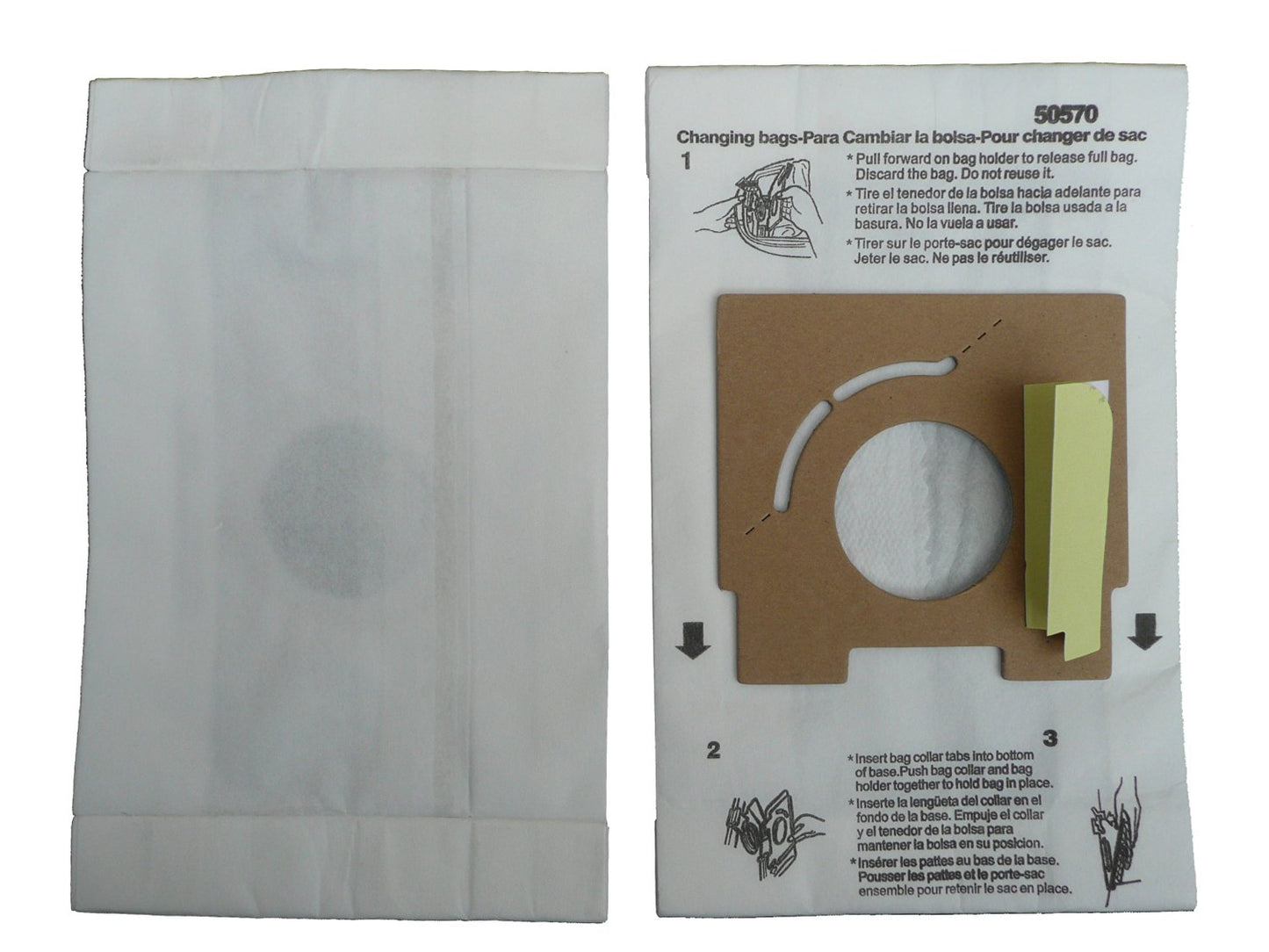24 Kenmore I Ultra Care 50570 Sears Vacuum Bag, Canister Vacuum Cleaners, 609315, Replaces Sears 20-50570