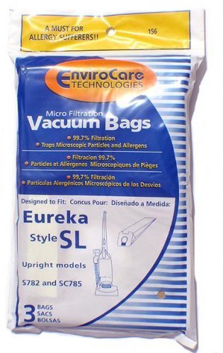 EnviroCare technologies Eureka Style SL Vacuum Cleaner Bags Microfiltration 3 pk.