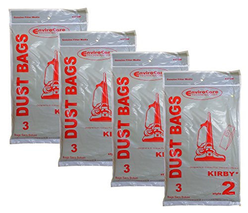 12 Kirby Style 2 Heritage I Single Ply Vacuum Cleaner Bags 190681S