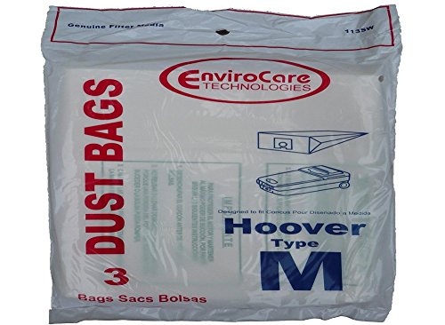 Hoover DVC Type M Canister Dimiension Vacuum Paper Bags 3 PK # 113SW