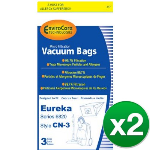 EnviroCare Replacement Vacuum Bag for 61990A / 317 / 61990 (2 Pack)