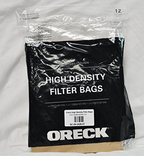Oreck Genuine High Density Filter Bags, 12 Pack