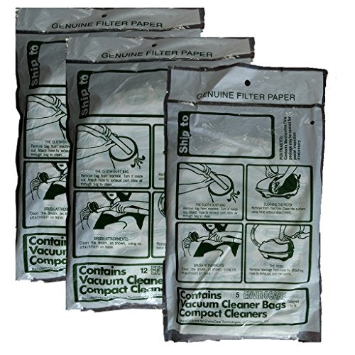 EnviroCare Tri-Star EXL Patriot Compact Vacuum Cleaner Bags 70305