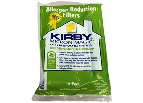 Kirby Part#204808 / 204811 - Genuine Kirby Style F HEPA Filtration Vacuum Bags for Sentria Models - 18/Package