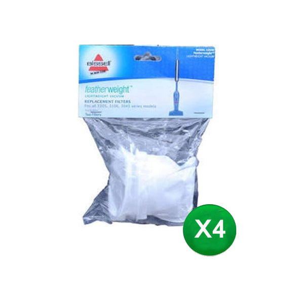 3204E Genuine Stickvac Filter For Bissell Vacuum 3HV100, 3105, 3106, 3HV200, DVH300 (Pack Of 8)