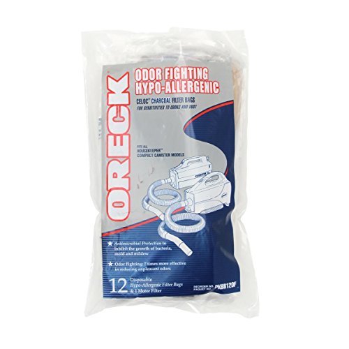 Oreck Buster B Charcoal Bags (Pack of 12)