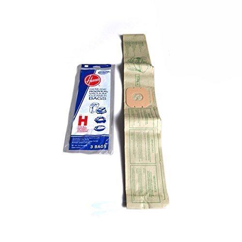 Hoover Genuine Celebrity Canister Type H Vacuum Bags 3 Pack # 4010009H by Hoover