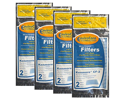 4 Kenmore CF2 Foam Safety Vacuum Cleaner Filters Set Upright Progressive