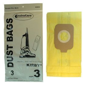 EnviroCare Replacement Vacuum Cleaner Dust Bags Compatible with Kirby Style 3 Heritage II Series Uprights 3 Bags