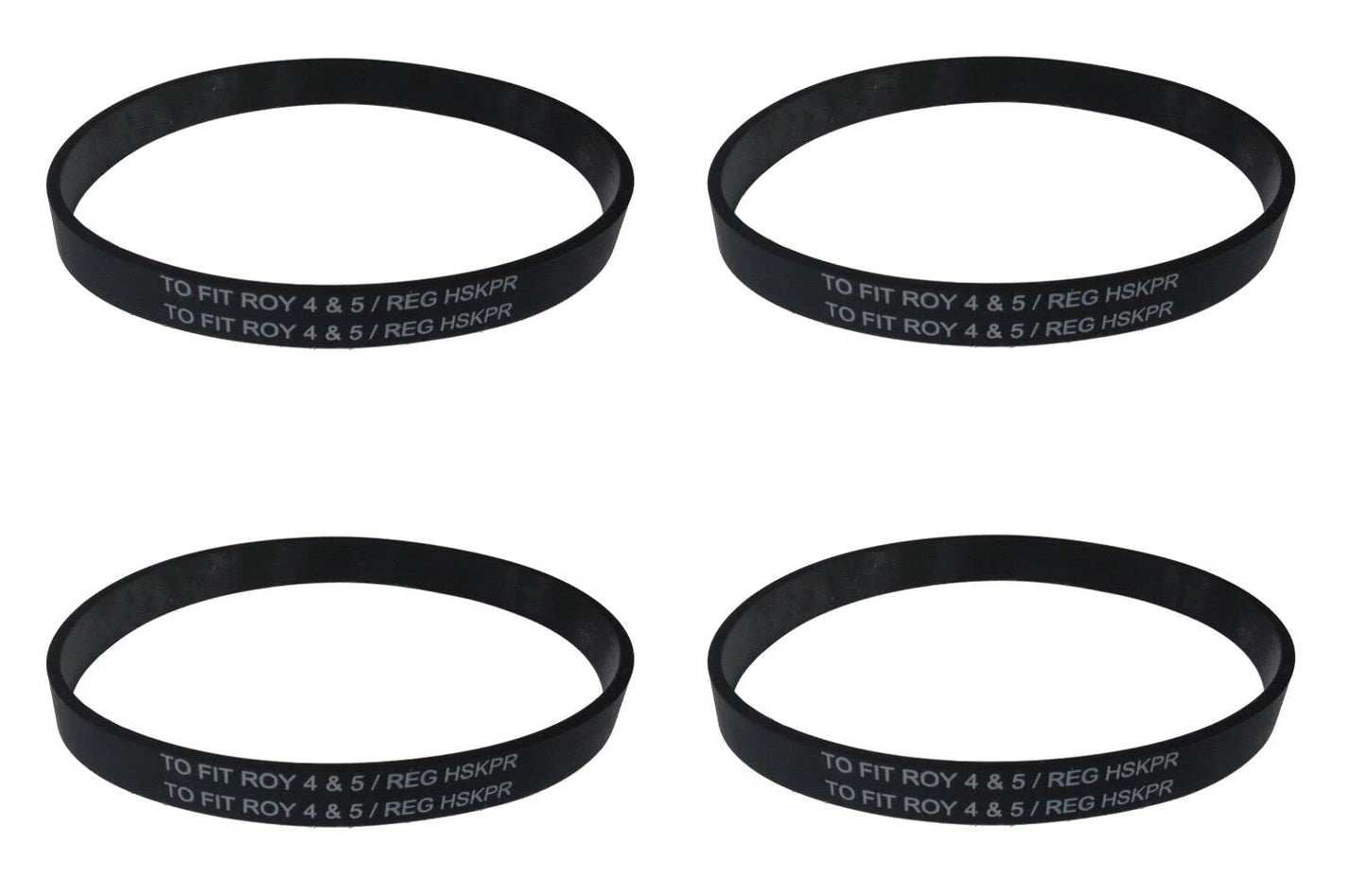 PIÑATAS OLE Belt for Dirt Devil - 4 Vacuum Belts Type 4, 5 Featherlite, Vision