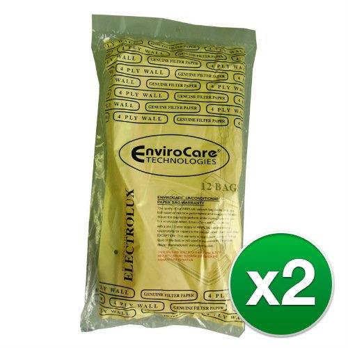 Envirocare Replacement Vacuum Bag for 43712E / Type U / 138FP (2 Pack)