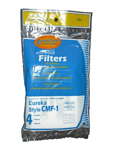 (100 Sets) Eureka Victory Whirlwind Type CMF1 Upright Vacuum Cleaner (2) Micron Cyclonic Cassette & (2) Motor Foam Filters Sanitaire 61940, 61940A, 60696, 61333, 61333A, 39334, 38469, 39292 Kit