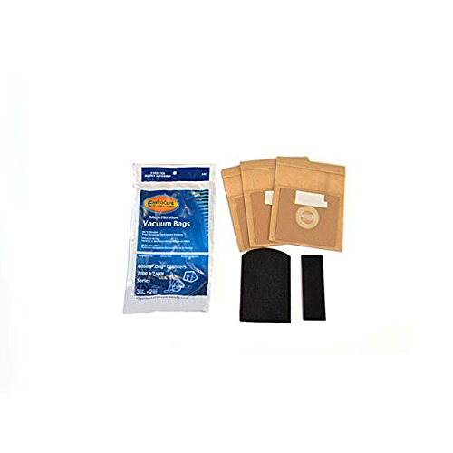 TVP 7100, 7100L Zing Canister vacuum Cleaner Bags 3PK and 2 Filters # 3210, 842
