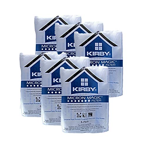 Kirby Universal Bags: 6 Packs of Kirby #204811 (36 bags) - Universal HEPA White Cloth Bags - Genuine Kirby Product - shipped by BuyParts! 5 YEARS SUPPLY!