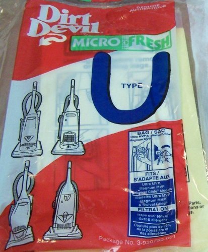 Dirt Devil Type U Vacuum Cleaner Bags