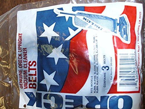 Replacement Oreck XL Belt Manufacturer Part No.: 13359