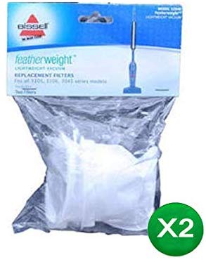 Bissell 3204E Featherweight Stick Vac 4 Filters 3103, 3105, 3106