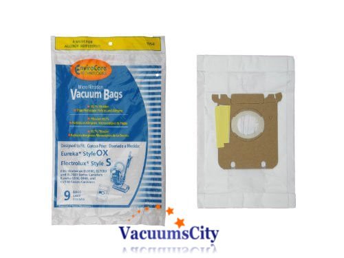 Electrolux Oxygen & Eureka Canister Type S & OX Micro Paper Bags 4 Pk Part # 135