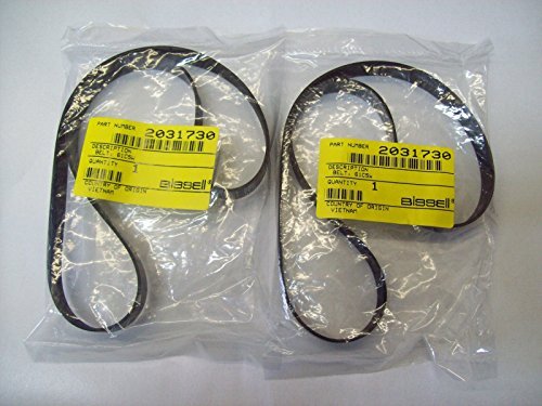 (Ship from USA) 2 Bissell Model 61C5W Total Floors Pet Mylar Belts 2031730 12.8x487