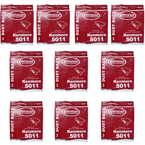 30 Kenmore 5067 Type X Upright Vacuum Cleaner Bag Model #11632265 11632275 11634510, Sears 50678, 11634610 34612 34695