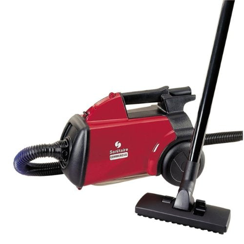 Sanitaire SC3683B EXTEND Canister Vacuum, 10 lb, Red