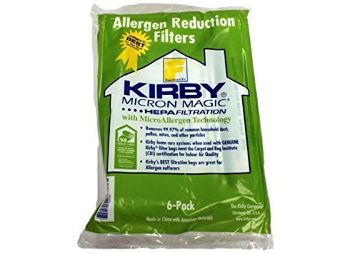 Kirby Part#204808 / 204811 - Genuine Kirby Style F HEPA Filtration Vacuum Bags for Sentria Models - 18/Package by Kirby