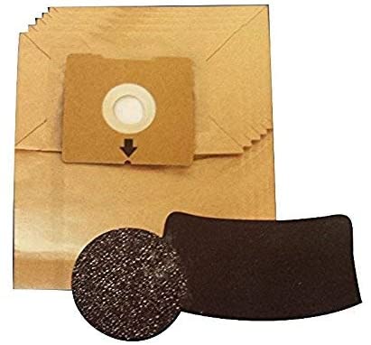 Bissell 1480, 4122 Zing Canister Vacuum 5 Bags 2 Filters Accessory Kit
