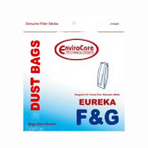 EnviroCare Replacement Premium Vacuum Cleaner Dust Bags made to fit Eureka F&G Uprights 9 bags
