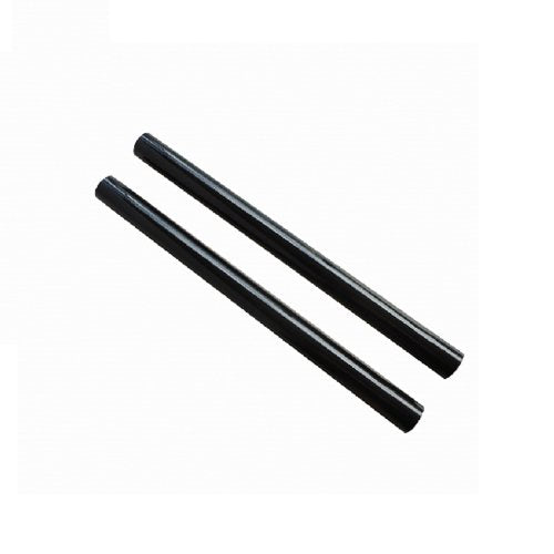 Iautomatic Vacuum Cleaner Attachment Plastic Wand Tube Pipe Hose Tool Extension 45cm Accessory Kit(Black)-2 Pack