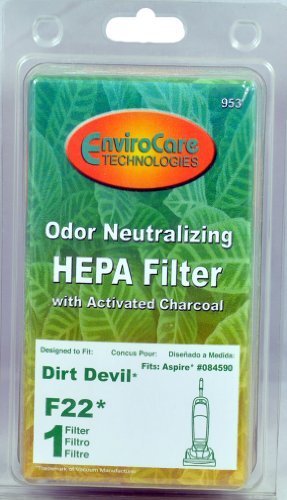 EnviroCare Dirt Devil Aspire 084590 F22 Vacuum Cleaner Filter 953 (1 Filter)