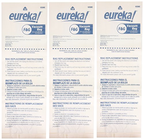 Genuine Eureka FandG Disposable Dust Bag 52320C-6 - 9 pack