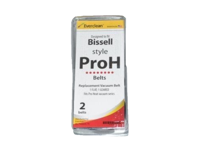 Bissell 6960W Proheat Hot Shot Steamer Pump Belts Set 1 Flat, 1 Geared EverClean
