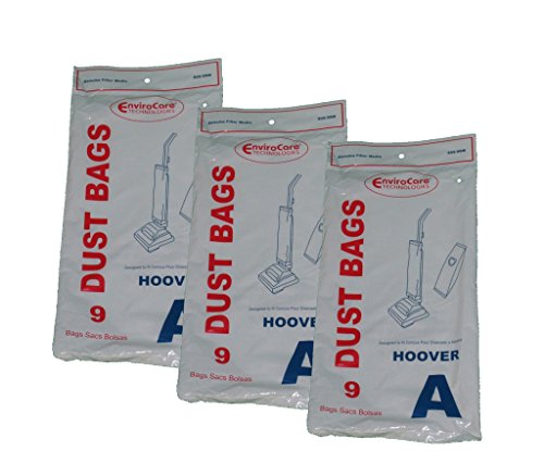 27 Hoover Type A 4010100A 1-ply Vacuum Bags 43655010 4010001A 4010324A Bissell Style 32018