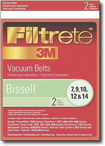 32074 Bissell Vacuum Cleaner Replacement Belt (2 Pack) by 3M