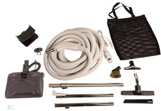 1 Titan Vacuum Hose 06-4916-66 / Central Vac Kit T5, Classic, 35FT W / Pig.Dual Switch, Povy V Power Nozzle, Tools, Central Vac
