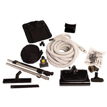 1 Titan Vacuum Part 06-4925-65 / Central Vac Kit T7, Prime, 35FT D / C Hosetitan Deluxe Power Nozzle, Premium Tools, Central Vac