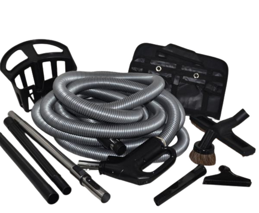 1 Fit All, Central Vac Vacuum Part 06-4940-66 / Central Vac Kit, 35FT Low Voltage, W / Toolsno Power Nozzle, Central Vac