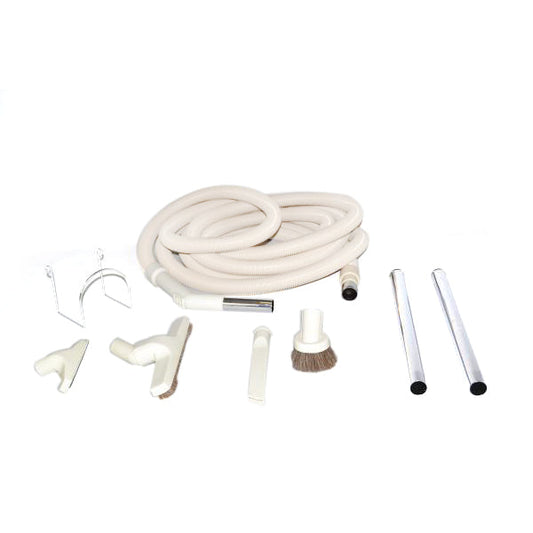 1 Fit All, Central Vac Vacuum Part 06-4991-98 / Garage Kit Titan T3, 30' White, W / Fitall Tools, Titan